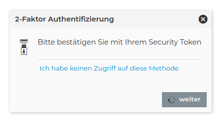 2FA Authentifizierung