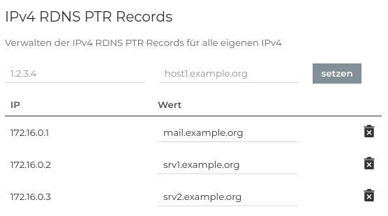 rDNS Management
