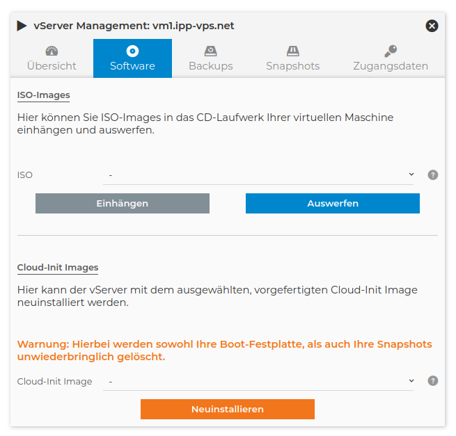 Cloud-Init / ISO-Installation